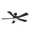 Modern Forms Wynd Smart Ceiling Fan - 52 In Matte Black