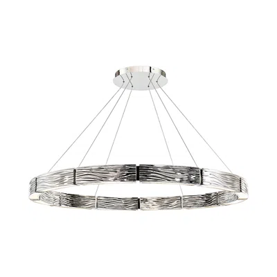 Modern Forms Zelda 48"w Polished Nickel 12-light Led Pendant