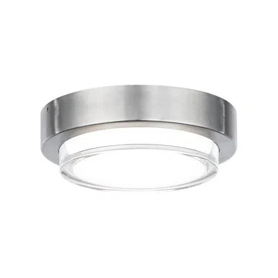 Modern Forms Zenith Indoor 7.75" Dimmable Led Flush Mount In Silver