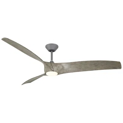 Modern Forms Zephyr 3-blade Ceiling Fan In Gray