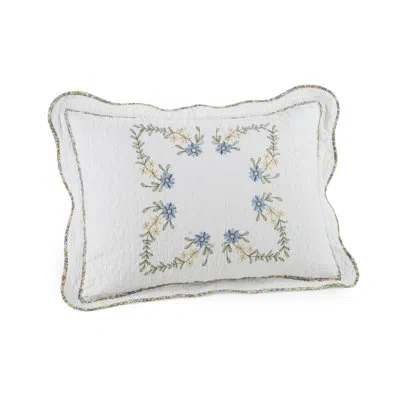Modern Heirloom Etha Cotton Sham In White