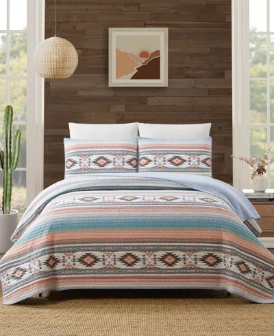 Modern Heirloom Sunset Canyon Reversible 2-piece Quilt Set, Twin In Multi