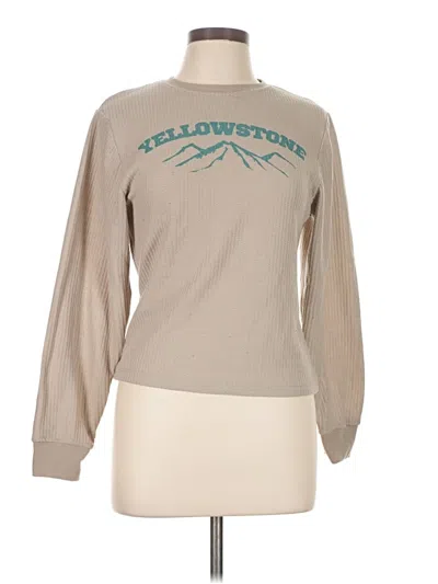 Pre-owned Modern Lux Long Sleeve Turtleneck In Brown