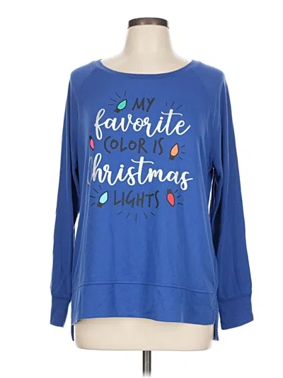 Pre-owned Modern Lux Pullover Sweater In Blue