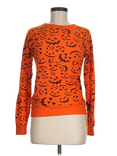 Pre-owned Modern Lux Pullover Sweater In Orange