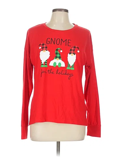 Pre-owned Modern Lux Pullover Sweater In Red