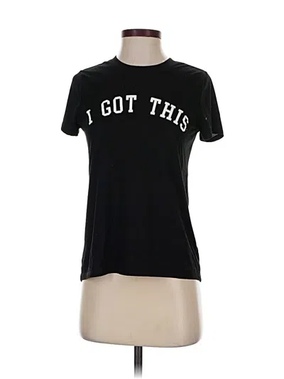 Pre-owned Modern Lux Short Sleeve T-shirt In Black