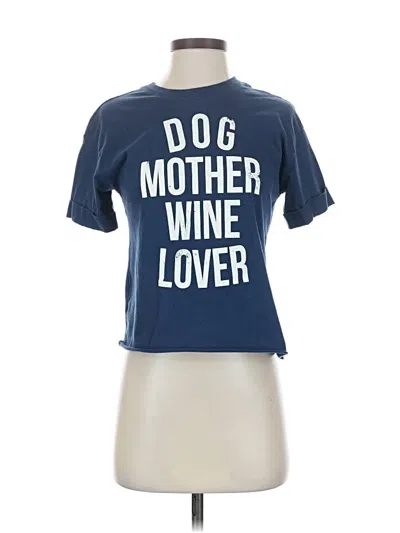 Pre-owned Modern Lux Short Sleeve T-shirt In Blue