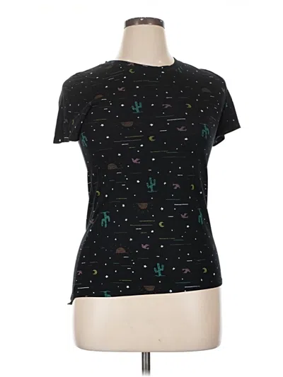 Pre-owned Modern Lux Short Sleeve T-shirt In Black