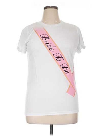 Pre-owned Modern Lux Short Sleeve T-shirt In White