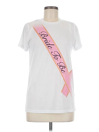 Pre-owned Modern Lux Short Sleeve T-shirt In White