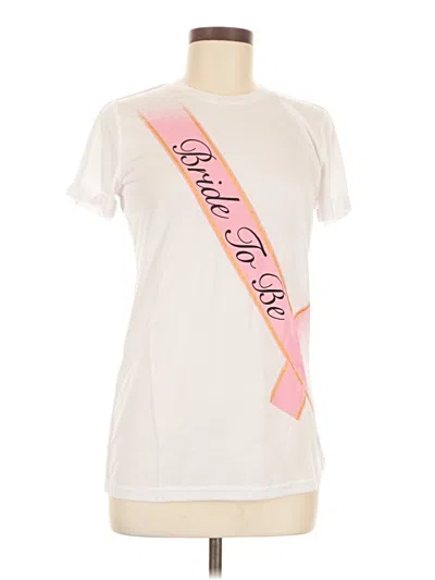 Pre-owned Modern Lux Short Sleeve T-shirt In White