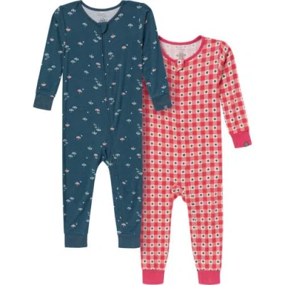 Modern Moments™ By Gerber Kids'  2-pack Unisex Tight Fitting Footless Pajamas In Red