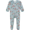 Modern Moments™ By Gerber Kids'  Blanket Sleeper In Blue Camp