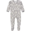 Modern Moments™ By Gerber Kids'  Blanket Sleeper In Grey Heather Trees