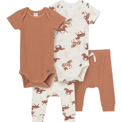 Modern Moments™ By Gerber Babies'  Bodysuit And Pant Sets In Multi
