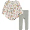 Modern Moments™ By Gerber Babies'  Bubble Romper And Tights Set In Multi