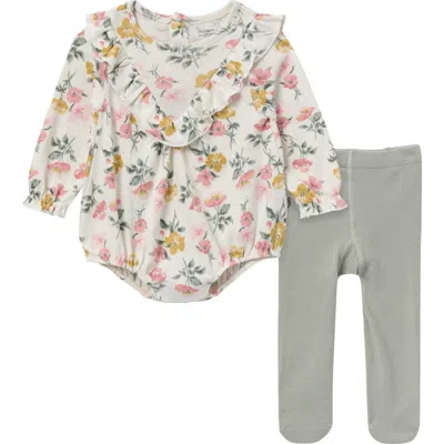 Modern Moments™ By Gerber Babies'  Bubble Romper And Tights Set In Multi