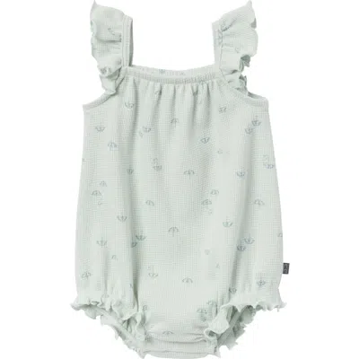 Modern Moments™ By Gerber Babies'  Bubble Romper In Lt Sky Beach Umbrella