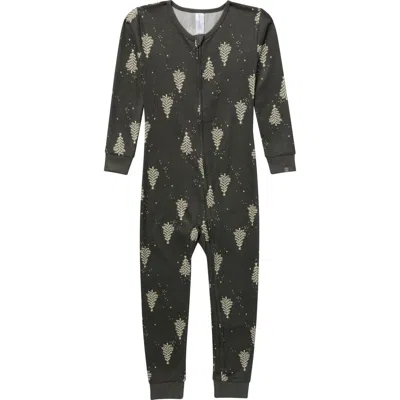 Modern Moments™ By Gerber Kids'  Christmas Snug Fitting Footless Pajamas In Black