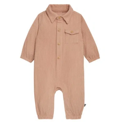 Modern Moments™ By Gerber Babies'  Corduroy Romper In Light Brown