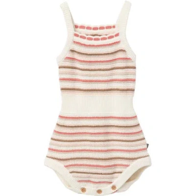 Modern Moments™ By Gerber Babies'  Crochet Sunsuit In Pink