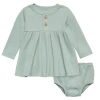 Modern Moments™ By Gerber Dress & Diaper Cover Set In Medium Sky
