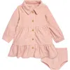 Modern Moments™ By Gerber Dress & Diaper Cover Set In Pink