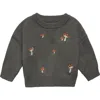 Modern Moments™ By Gerber Kids'  Embroidered Sweater In Dark Green