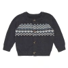 Modern Moments™ By Gerber Fair Isle Cardigan Sweater In Black