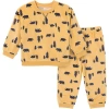 Modern Moments™ By Gerber Fleece Pajama Top & Pant Set In Yellow Forest