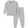 Modern Moments™ By Gerber Hacci Pajama Top & Pant Set In Medium Grey Heather Acorn