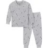 Modern Moments™ By Gerber Hacci Pajama Top & Pant Set In Medium Grey Heather Acorn