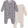 Modern Moments™ By Gerber Kids'  Hot Air Ballon Footless Coveralls In Silver Hot Air Ballon