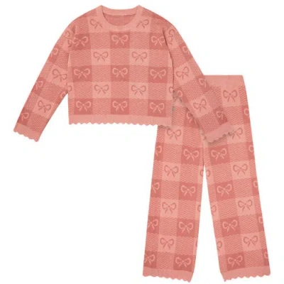 Modern Moments™ By Gerber Babies'  Jacquard Sweater Knit Top And Pant Set In Multi