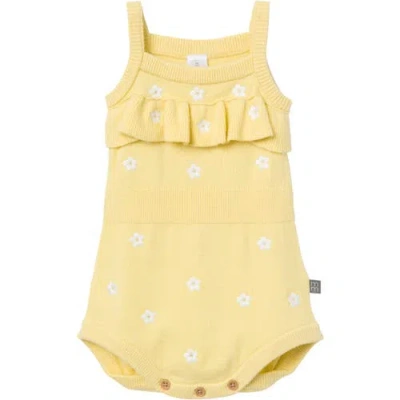 Modern Moments™ By Gerber Babies'  Jersey Sunsuits In Yellow
