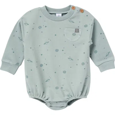 Modern Moments™ By Gerber Babies'  Long Sleeve Bubble Romper In Blue