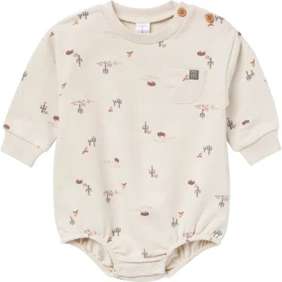 Modern Moments™ By Gerber Babies'  Long Sleeve Bubble Romper In Neutral