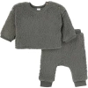 Modern Moments™ By Gerber Microfleece Drop Shoulder Top & Pant Set In Dark Green