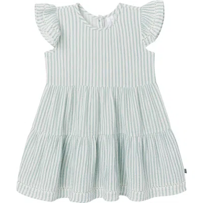 Modern Moments™ By Gerber Babies'  Mommy & Me Gauze Teal Stripe Dress
