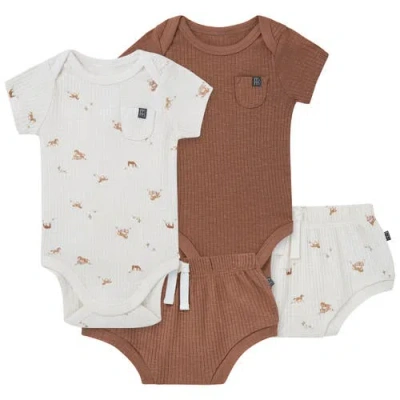 Modern Moments™ By Gerber Kids'  Neutral Bodysuit And Shorties Set In Black