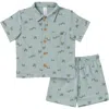 Modern Moments™ By Gerber Babies'  Resort Shirt And Shorts Set In Blue