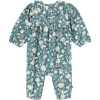 Modern Moments™ By Gerber Babies'  Ruffle Collar Romper In Blue
