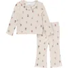 Modern Moments™ By Gerber Kids'  Ruffle Collar Top And Flare Pant Set In Neutral