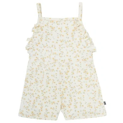 Modern Moments™ By Gerber Babies'  Ruffle Short Romper In Ivory Vines