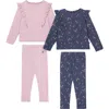 Modern Moments™ By Gerber Ruffle Tops And Leggings Set In Multi