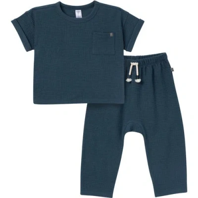 Modern Moments™ By Gerber Babies'  Shirt & Pant Set In Navy