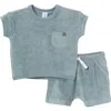 Modern Moments™ By Gerber Babies'  Shirt & Short Set In Blue