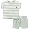 Modern Moments™ By Gerber Shirt & Short Set In Green