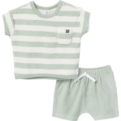 Modern Moments™ By Gerber Babies'  Shirt & Short Set In Green